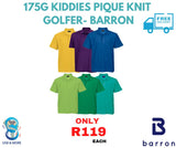 175g Kiddies Pique Knit Golfer|usbandmore