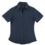 Ladies Pioneer Check Blouse Short Sleeve - BARRON|USBANDMORE