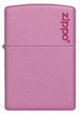 Classic Pink Matte Zippo Logo - USB & MORE