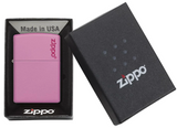 Classic Pink Matte Zippo Logo - USB & MORE