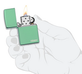 Classic High Polish Green Zippo Logo - USB & MORE