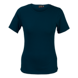 Ladies Organic Cotton Crew Neck T-Shirt - BARRON|USBANDMORE