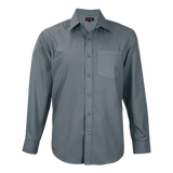 Mens Easy Care Lounge Shirt Long Sleeve - Barron|USBANDMORE