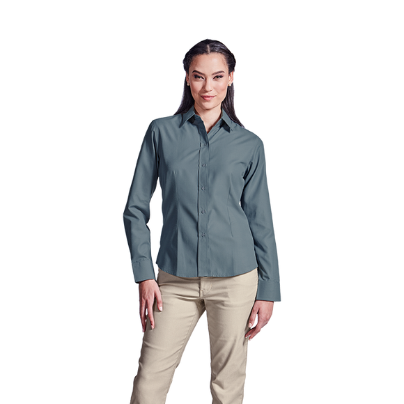 Ladies Easy Care Blouse Long Sleeve - Barron|usbandmore