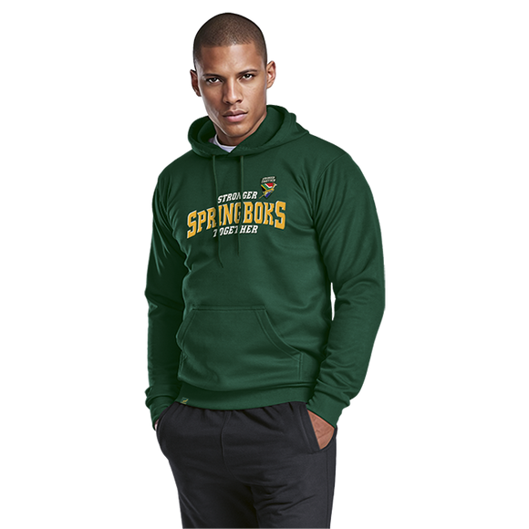 240g Unbrushed Fleece Pullover Hoody - Springboks|usbandmore