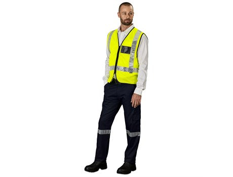 Airport Hi-Viz Reflective Full Zip Vest - USB & MORE