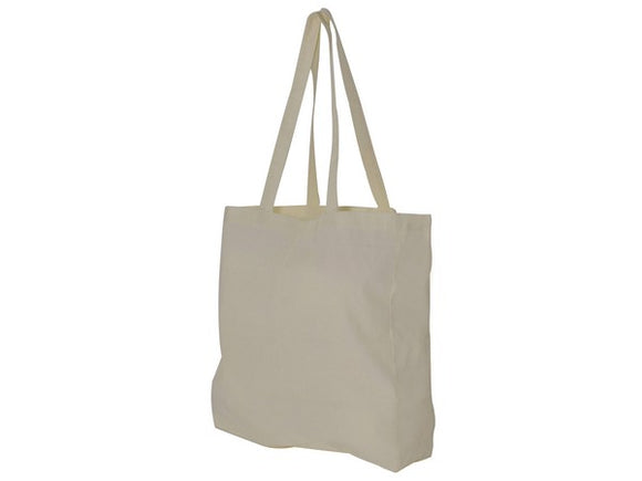 140g Cotton Gusset Tote Bag|usbandmore