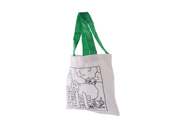 Mini Colour-In Design Cotton Bag|usbandmore