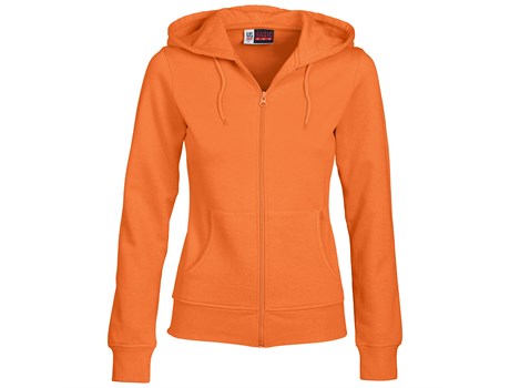 Ladies Bravo Hooded Sweater - Orange|USBANDMORE