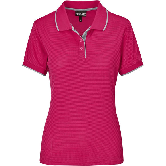 Ladies Orion Golf Shirt Pink AMROD