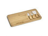 Okiyo Chizu Bamboo Cheese Board Set - USB & MORE