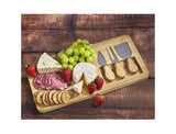 Okiyo Chizu Bamboo Cheese Board Set - USB & MORE