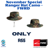 Ranger Hat Camo - FWRD - USB & MORE