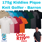 175g Kiddies Pique Knit Golfer - Barron Barron