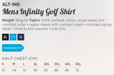 Mens Infinity Golf Shirt|usbandmore