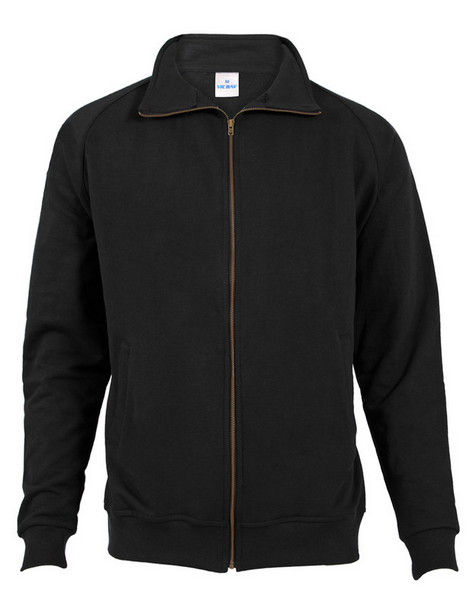 Full Zip Jacket Black Vic Bay