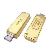 16GB Gold Bar Shaped USB Includes Engraving - USB & MORE