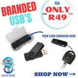 4GB Full Black Swivel USB|usbandmore