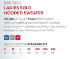 Ladies Solo Hooded Sweater|USBANDMORE