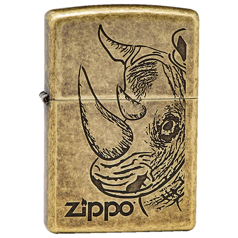 Zippo Big Five Rhino Clippa Sales